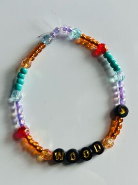 Taylor Swift Friendship Bracelet Showgirl Wood